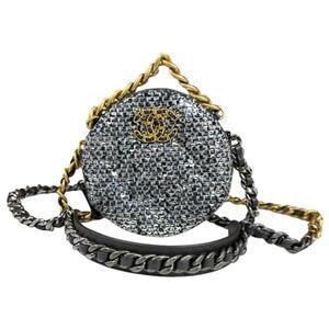 Chanel Silver 19 Sequin Chain 2-way